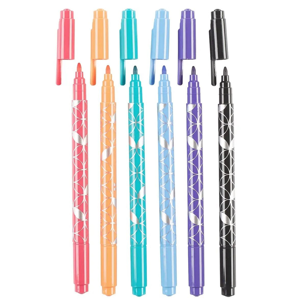 Erin Condren Dual Tip Classic Colourful Markers - 6 pack