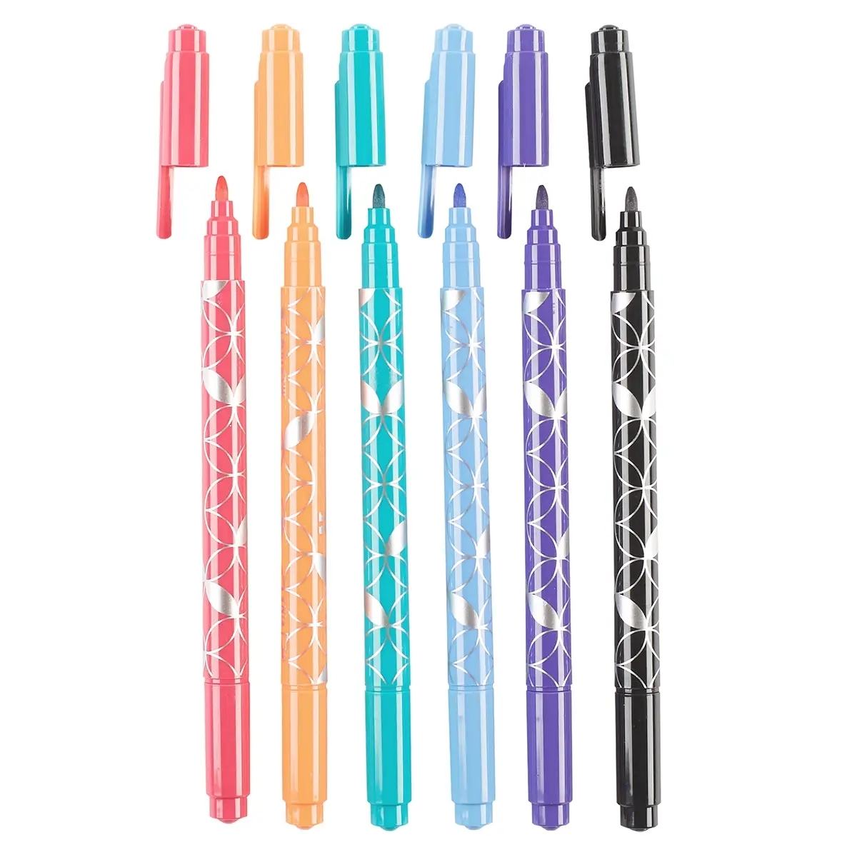 Sunset Focused Dual-Tip Markers 6-Pack