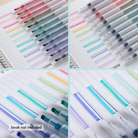 Erin Condren Dual Ink Dual Tip Markers Highlighters - Gem 12 pack