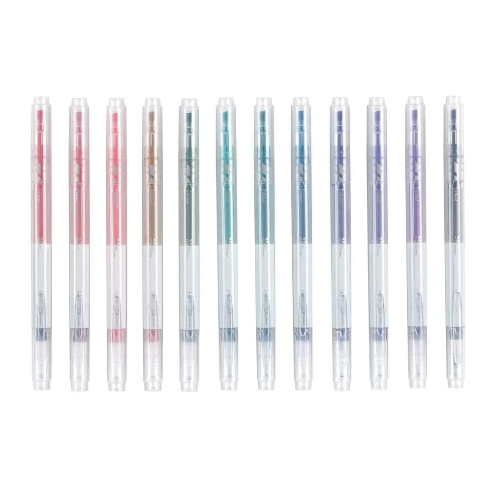 Erin Condren Dual Ink Dual Tip Markers Highlighters - Gem 12 pack