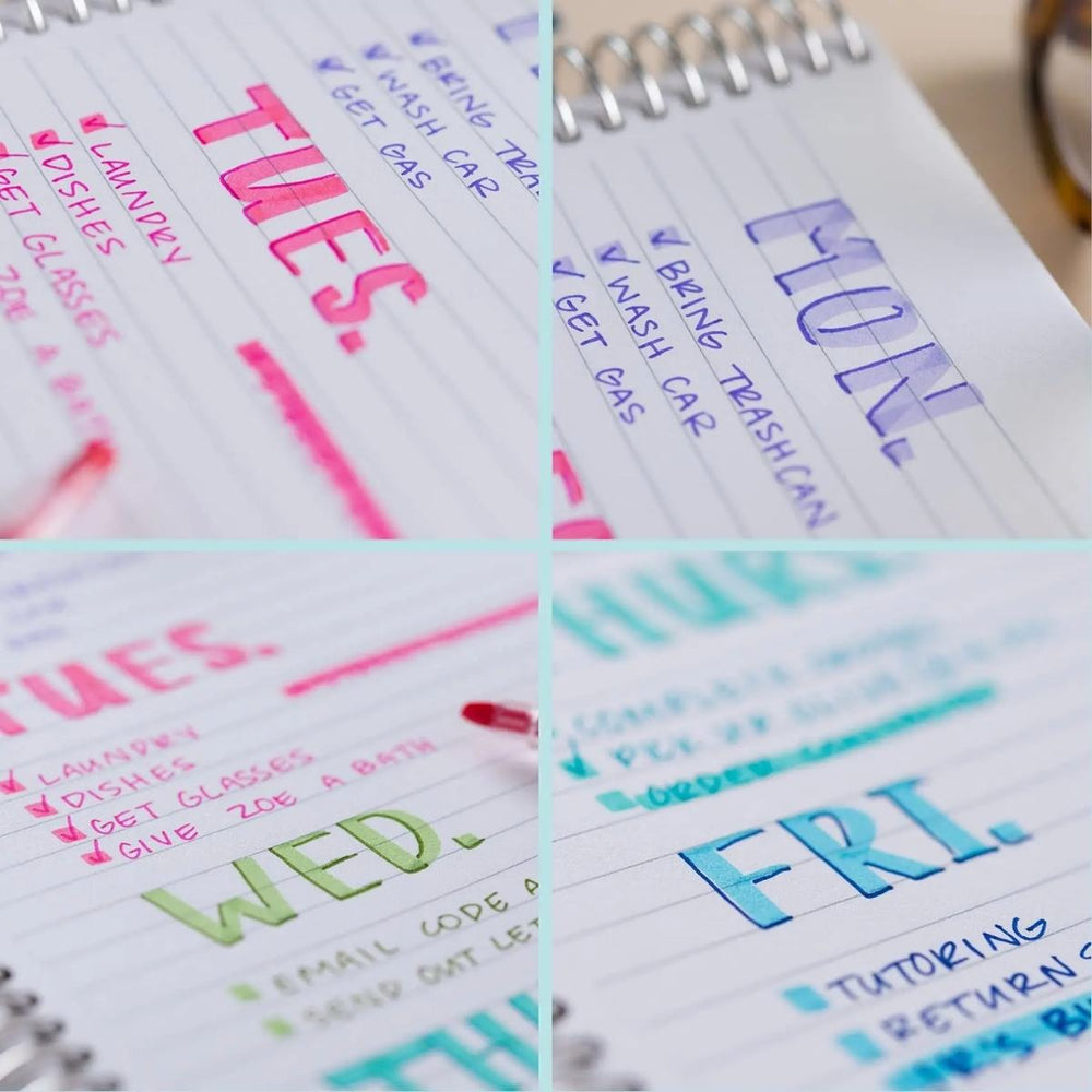 Erin Condren Dual Ink Dual Tip Markers Highlighters - Gem 12 pack