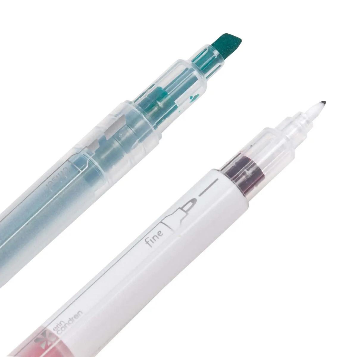 Erin Condren Dual Ink Dual Tip Markers Highlighters- Gem 6 pack