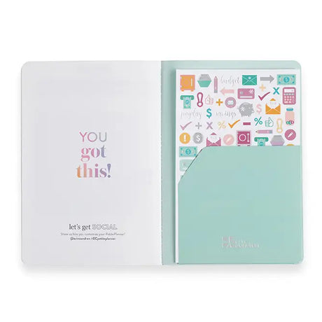 Erin Condren 2023 Budget Petite Planner Book - Colour Blends