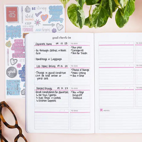 Erin Condren Goal Setting Stripes Petite Planner