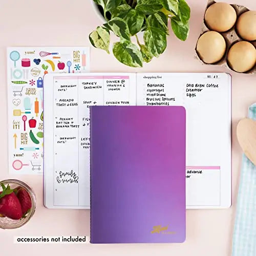 Erin Condren Meal Planning Petite Planner 2023 - Colour Blends