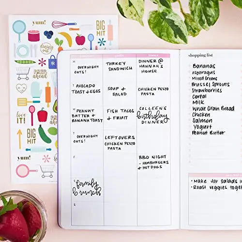 Erin Condren Meal Planning Petite Planner 2023 - Colour Blends