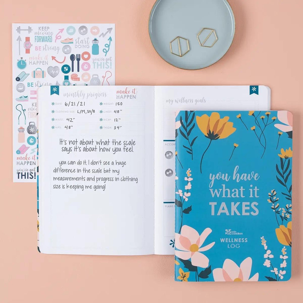 Erin Condren Wellness Wild Flower Petite Planner