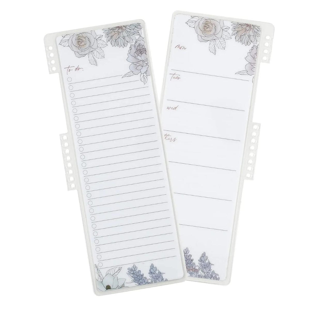 Erin Condren To Do Half Dashboard Flora - Snap-In