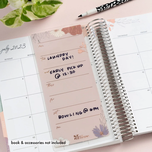 Erin Condren Weekly Schedule In Bloom Snap-In Dashboard