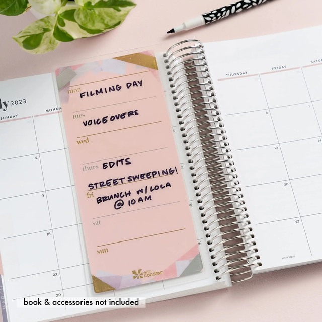 Erin Condren Weekly Schedule Harmony Snap-In Dashboard