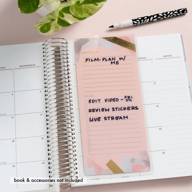 Erin Condren Weekly Schedule Harmony Snap-In Dashboard