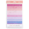 Erin Condren Metallic Colourful Transparent Circle Stickers