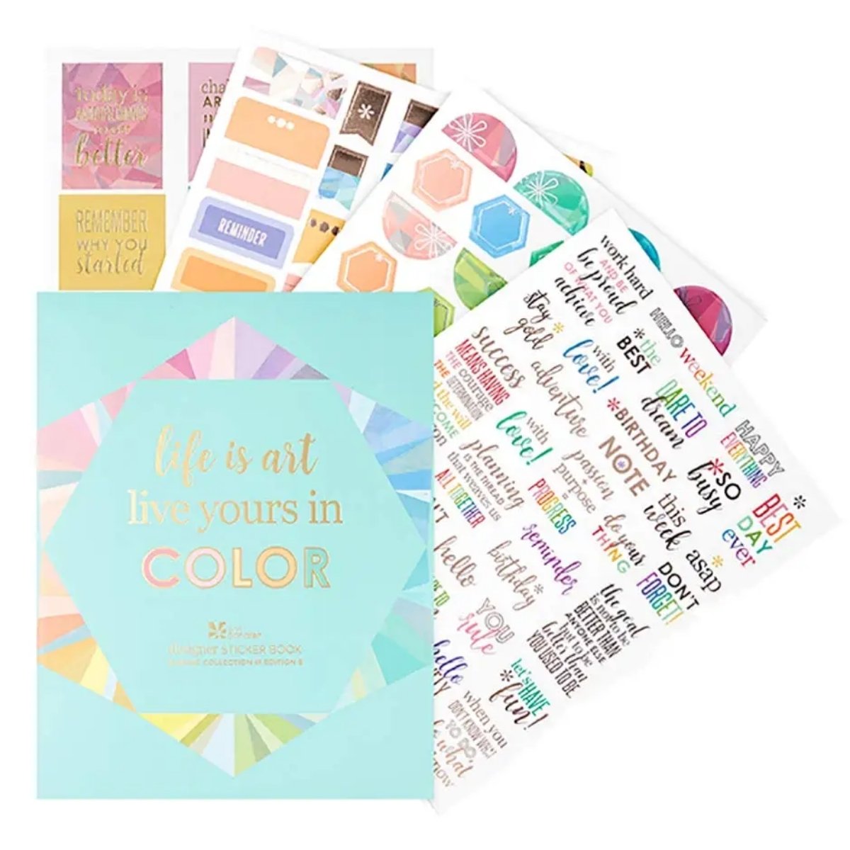 Erin Condren Kaleidoscope Classic Sticker Book