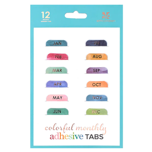 Erin Condren Colorful Monthly Adhesive Tabs