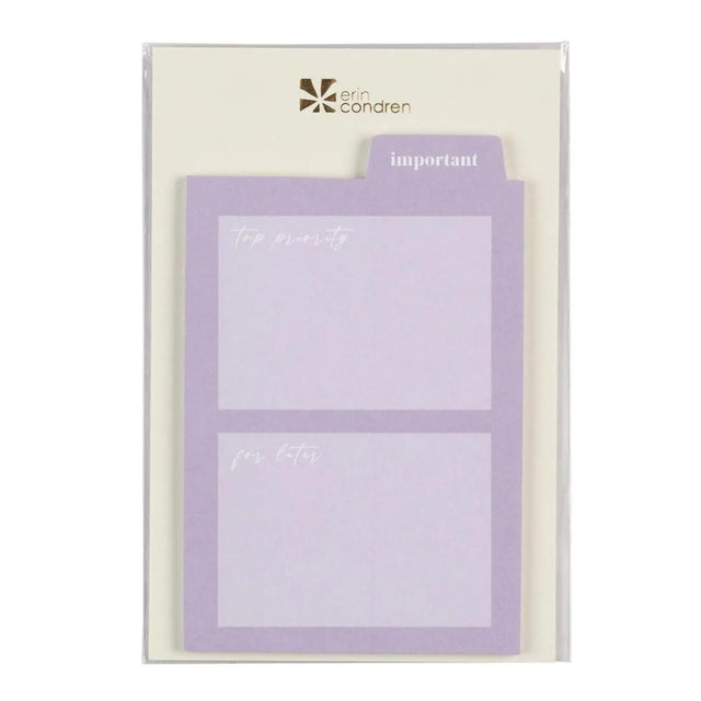 Erin Condren Tabbed Productivity Sticky Notes