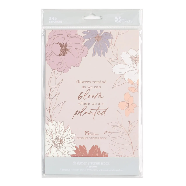 Erin Condren In Bloom Sticker Book