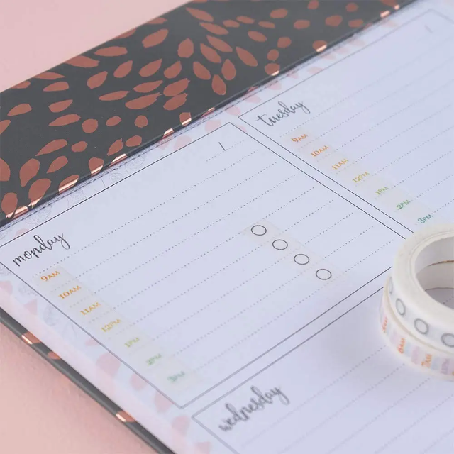 Erin Condren Washi Tape Duo - Hourly Checklist