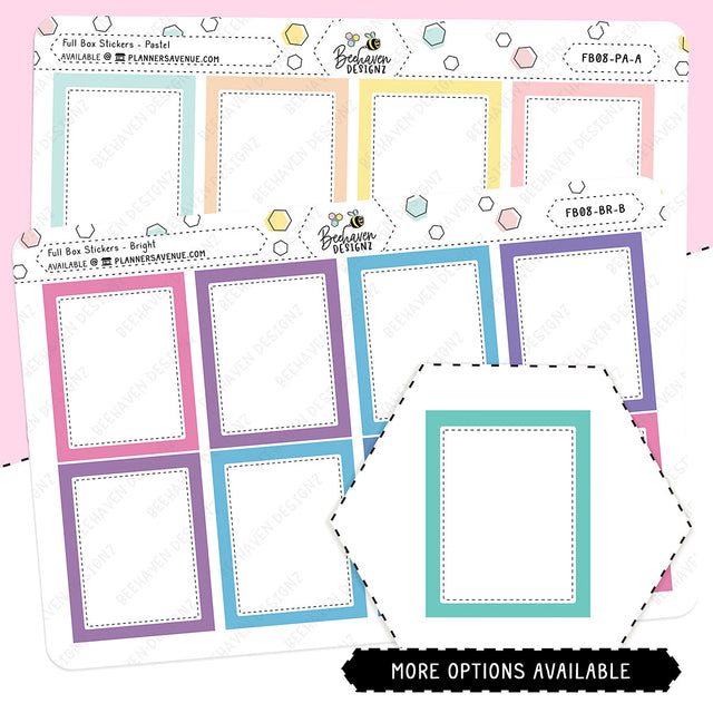 Full Box Planner Stickers