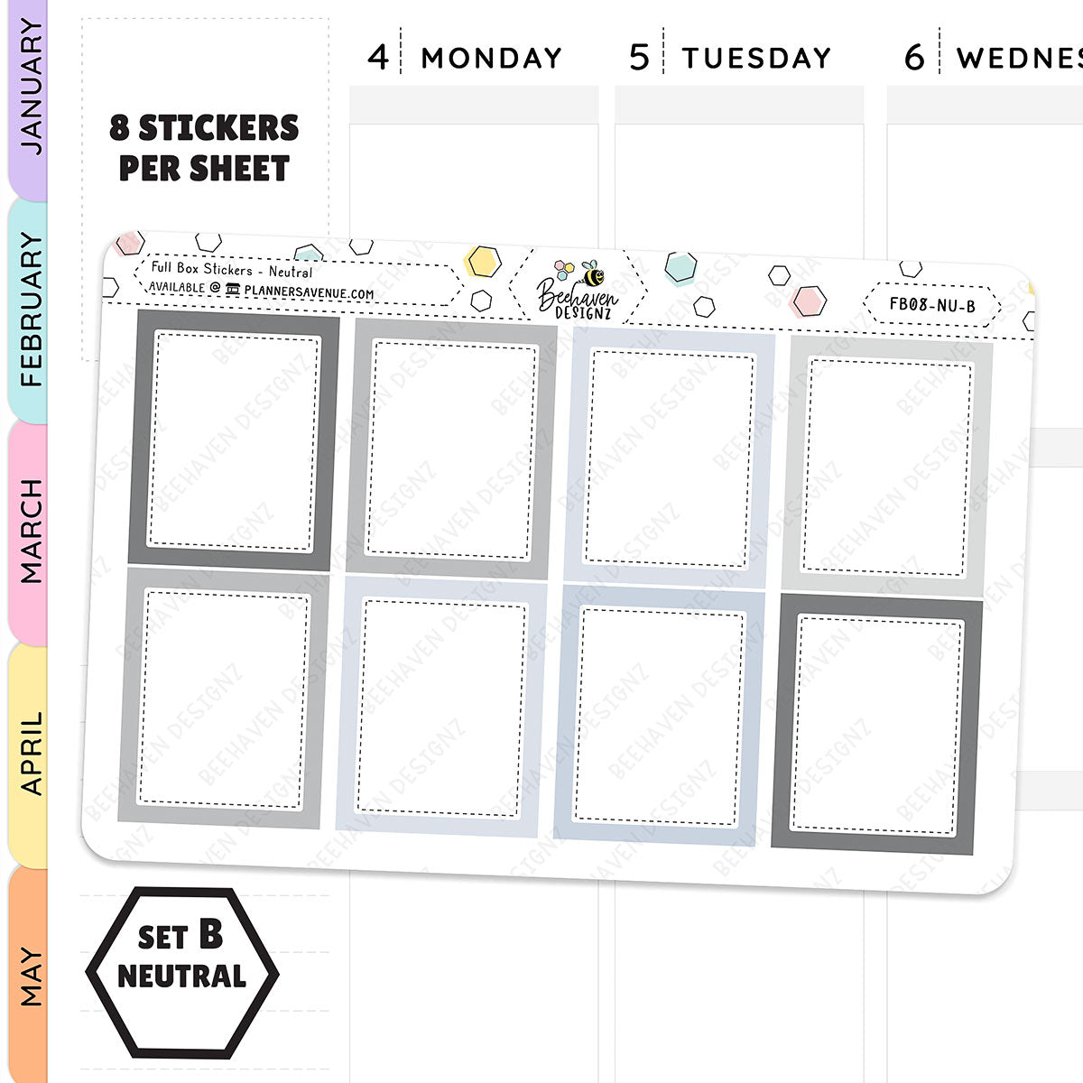 Full Box Planner Stickers