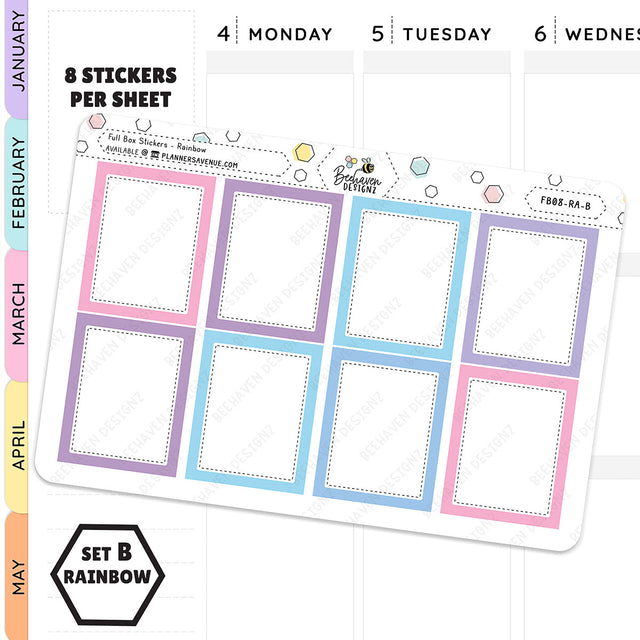 Full Box Planner Stickers