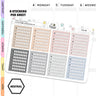 Neutral Water Tracker Planner Stickers