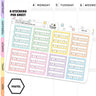 Pastel Habit Tracker Stickers