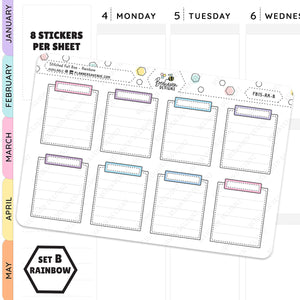 Stitched Full Box Planner Stickers
