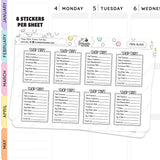 Shop Stat Tracker Planner Stickers