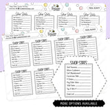 Shop Stat Tracker Planner Stickers