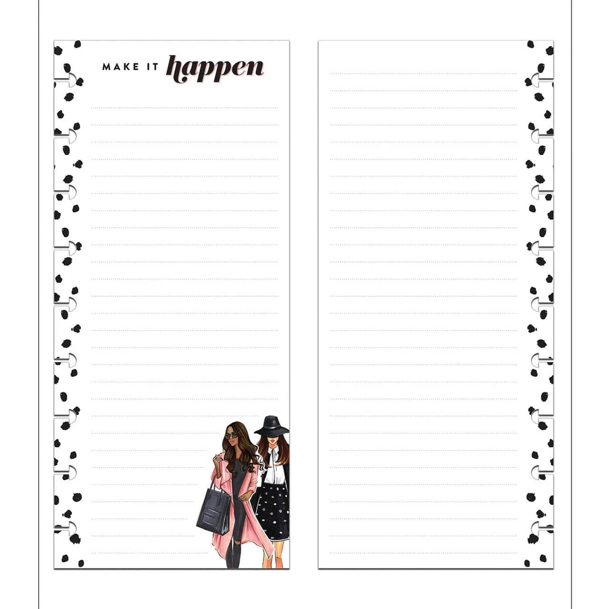 Happy Planner RongRong Make It Happen SKINNY CLASSIC Fill Paper - Dot Lined