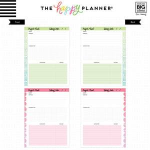 Happy Planner Classic Project Note Paper | Graph Grid - Lined