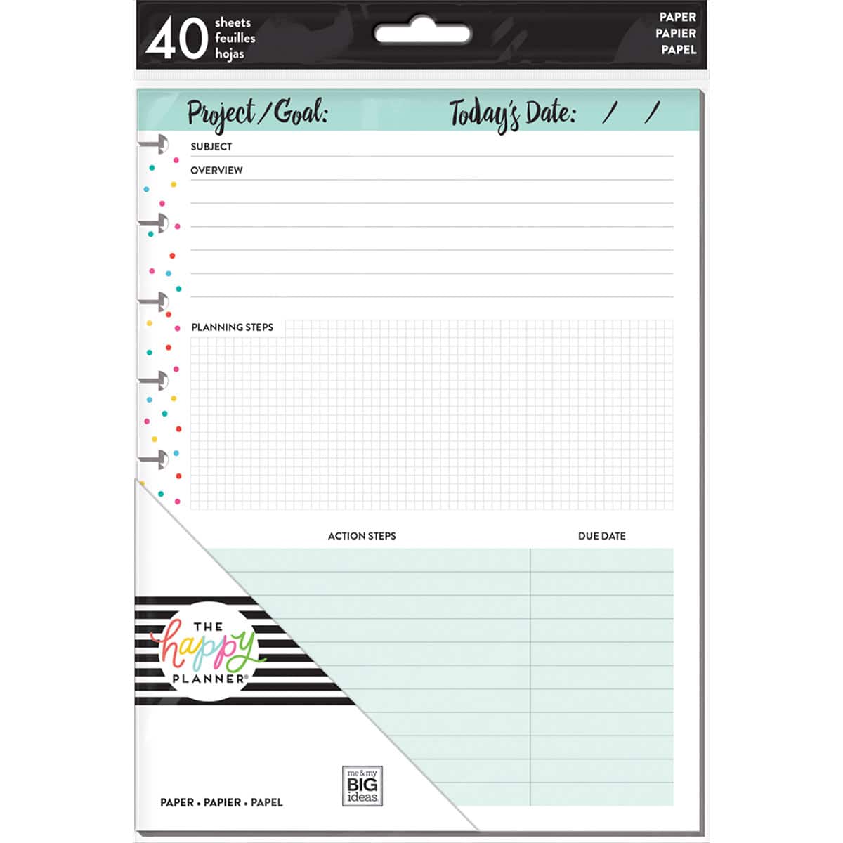 FIL-37-Happy Planner-Classic-Project Note Paper