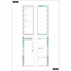 Happy Planner Mini Mood Tracker Note Paper | Dot Grid - Lined