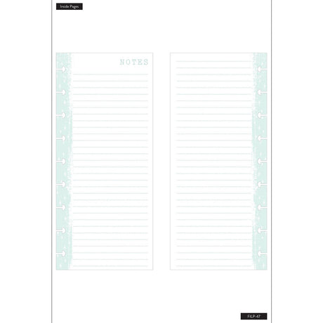 Happy Notes Skinny Classic Happiness Homemade Notebook - Lined