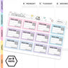 Finished Reading Half Box Planner Stickers