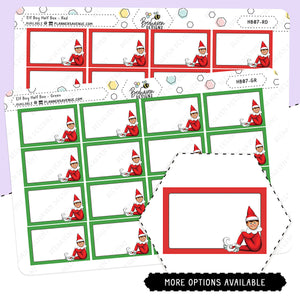 Christmas Elf Half Box Stickers