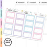 Half Box Planner Stickers