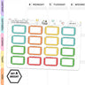 Scallop Half Box Planners Stickers