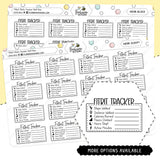 Fitbit Tracker Planner Stickers