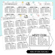 Weekly Cleaning Script Box Planner Stickers