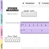 Hours Slept Habit Tracker Stickers