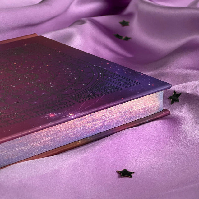 Iridescence Journal with blank pages holographic gold page edges