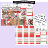 Dear Santa Hobonichi Cousins Monthly Sticker Kit