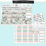 Flowers Flutter Hobonichi Cousins Monthly Kit