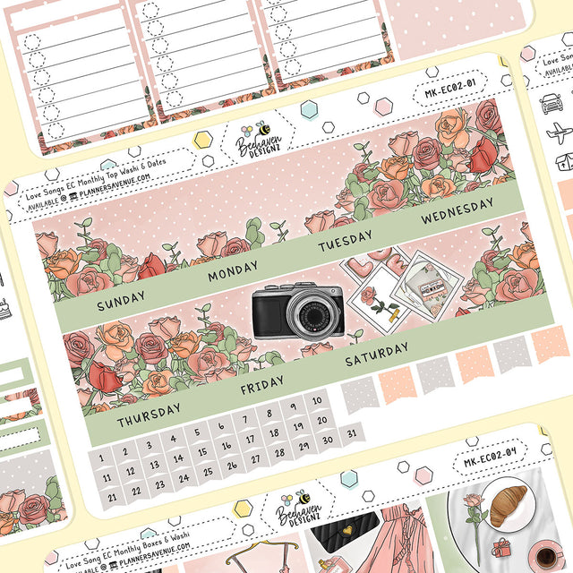 Love Song EC Monthly Sticker Kit