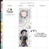 Celestial Monthly Sidebar Sticker