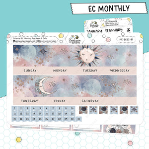 Celestial EC Monthly Sticker Kit