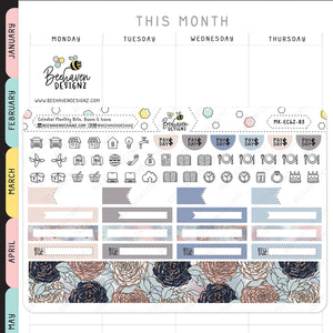 Celestial Erin Condren Monthly Sticker Kit