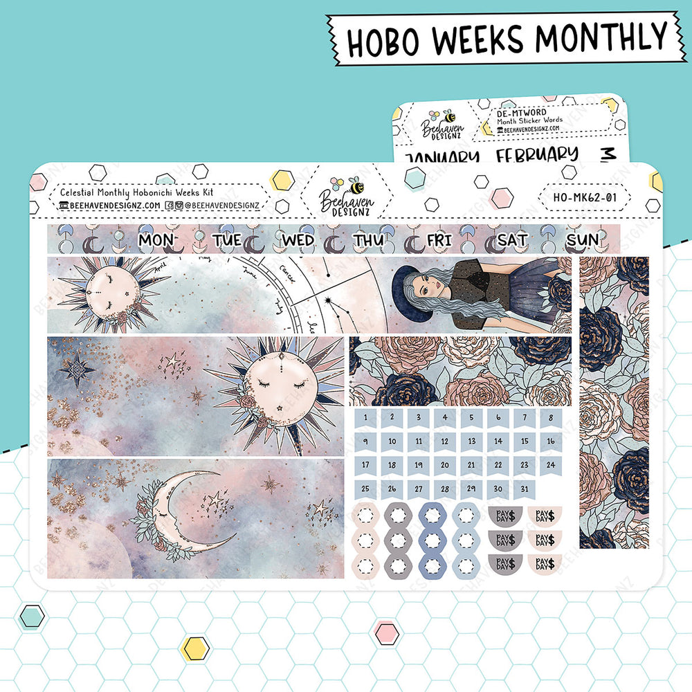 Celestial Hobonichi Monthly Kit