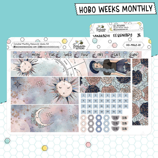 Celestial Hobonichi Monthly Kit